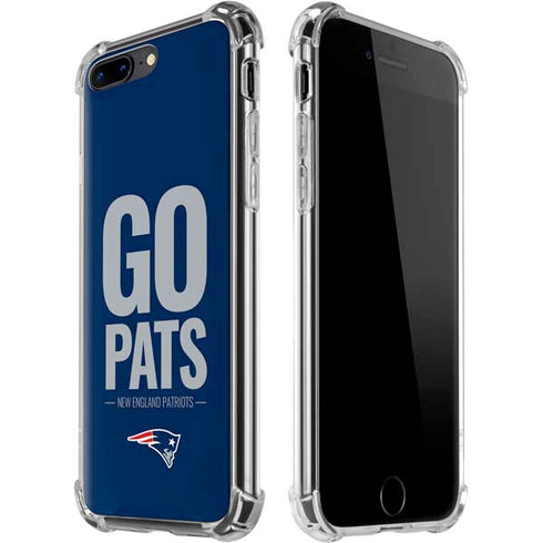 NFL New England Patriots Team Motto iPhone 7/8 Plus Clear Case
