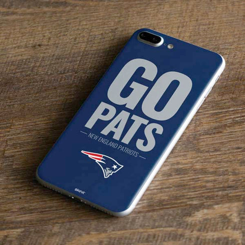 NFL New England Patriots Team Motto iPhone 8 Plus Skin