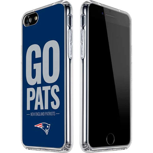 NFL New England Patriots Team Motto iPhone SE (2nd & 3rd Gen) Clear Case