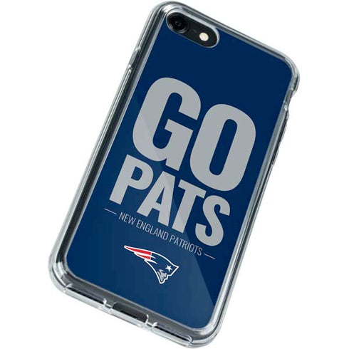 NFL New England Patriots Team Motto iPhone SE (2nd & 3rd Gen) Clear Case