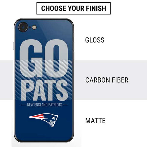 NFL New England Patriots Team Motto iPhone SE (2nd & 3rd Gen) Skin