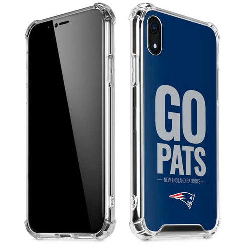 NFL New England Patriots Team Motto iPhone XR Clear Case
