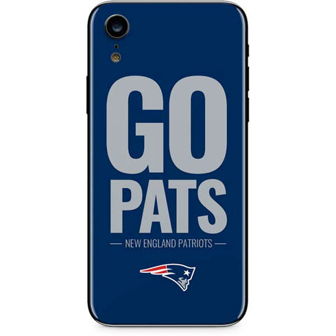NFL New England Patriots Team Motto iPhone XR Skin
