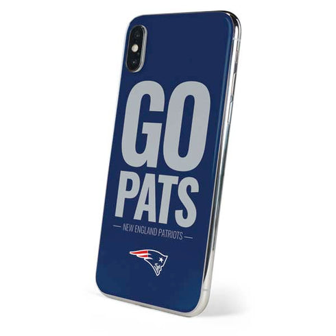 NFL New England Patriots Team Motto iPhone XS Skin