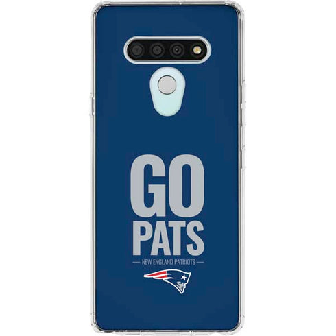 NFL New England Patriots Team Motto LG Stylo 6 Clear Case
