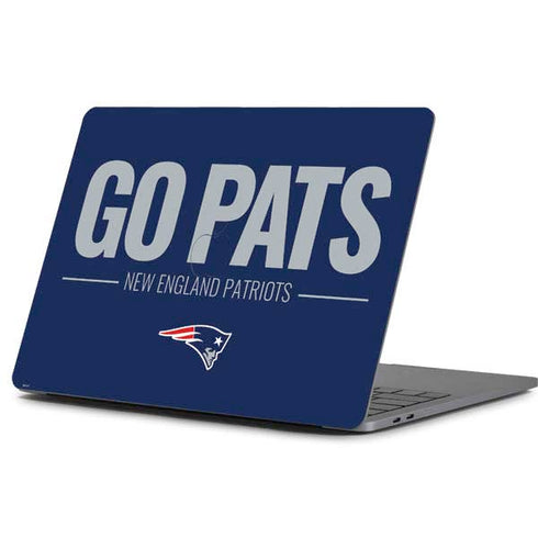 NFL New England Patriots Team Motto Apple MacBook Pro 13-inch Skin
