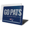 NFL New England Patriots Team Motto MacBook Pro 13in (2020) Case plus Skin