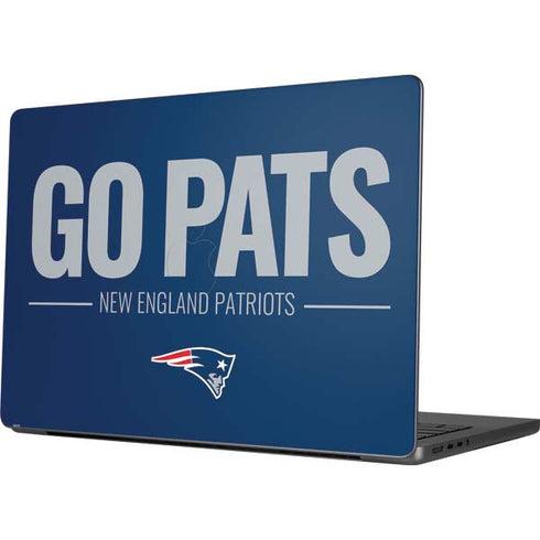 NFL New England Patriots Team Motto MacBook Pro 14in (2021-24) Skin