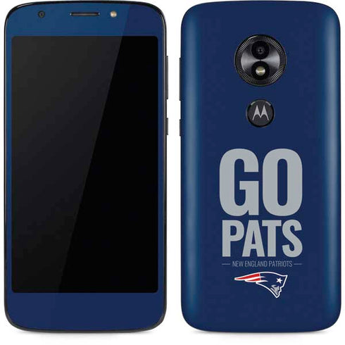 NFL New England Patriots Team Motto Moto E5 Play Skin