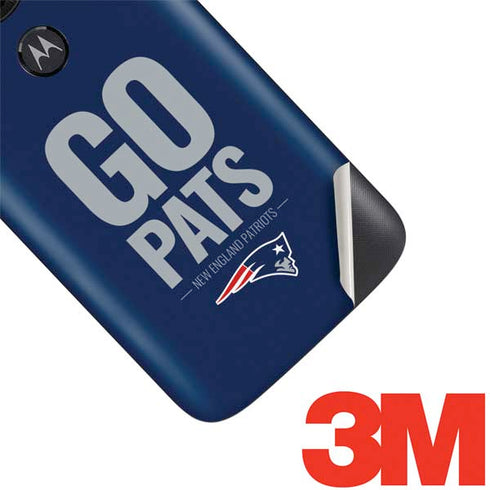 NFL New England Patriots Team Motto Moto E5 Play Skin