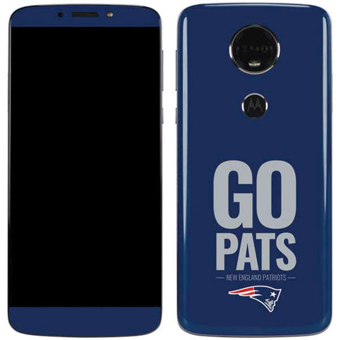 NFL New England Patriots Team Motto Moto E5 Plus Skin