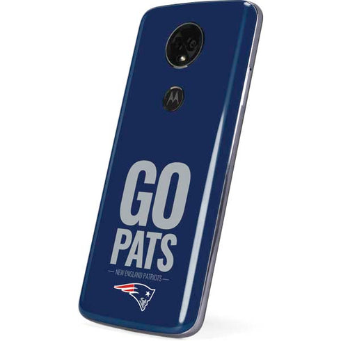NFL New England Patriots Team Motto Moto E5 Plus Skin