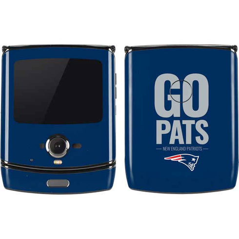 NFL New England Patriots Team Motto Motorola RAZR Skin