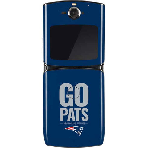 NFL New England Patriots Team Motto Motorola RAZR Skin