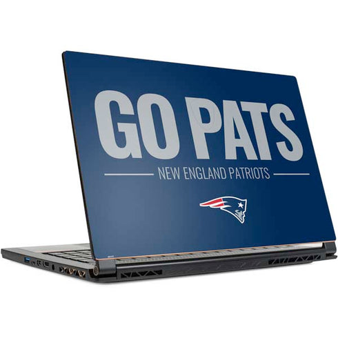 NFL New England Patriots Team Motto MSI GS65 Stealth Laptop Skin