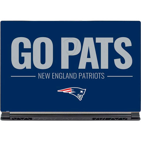 NFL New England Patriots Team Motto MSI GS65 Stealth Laptop Skin