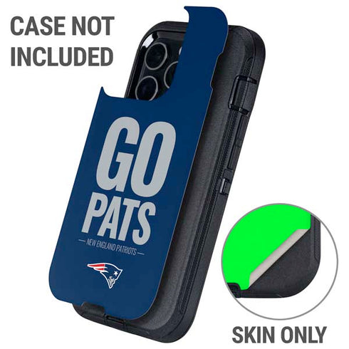 NFL New England Patriots Team Motto Otterbox Defender iPhone Skin