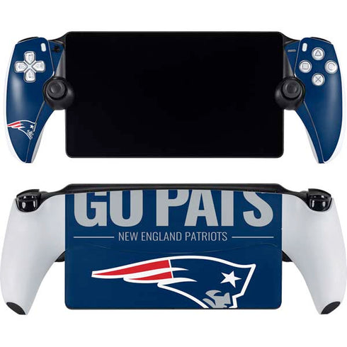 NFL New England Patriots Team Motto PlayStation Portal Remote Player Skin