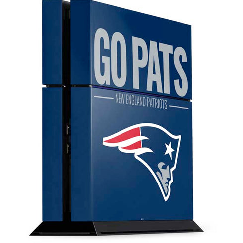 NFL New England Patriots Team Motto PS4 Console Skin