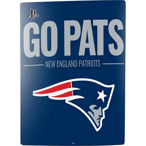 NFL New England Patriots Team Motto PS5 Console Skin