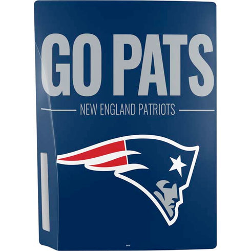 NFL New England Patriots Team Motto PS5 Console Skin