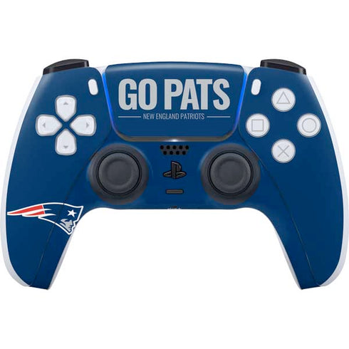 NFL New England Patriots Team Motto PS5 Controller Skin