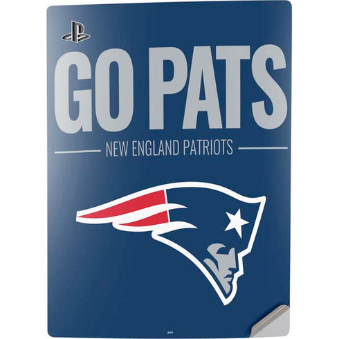 NFL New England Patriots Team Motto PS5 Digital Edition Console Skin