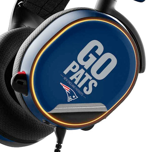 NFL New England Patriots Team Motto SteelSeries Arctis 5 Skin