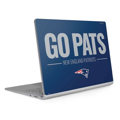 NFL New England Patriots Team Motto Surface Book 2 13.5in Skin