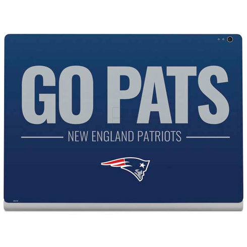 NFL New England Patriots Team Motto Surface Book 2 13.5in Skin