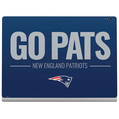 NFL New England Patriots Team Motto Surface Book 2 15in Skin