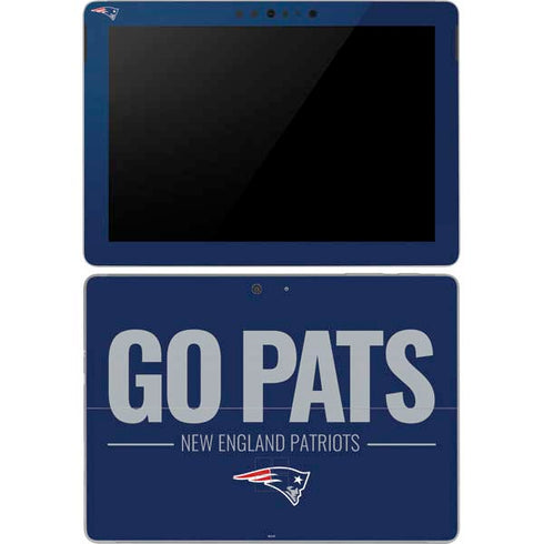 NFL New England Patriots Team Motto Surface Go Skin