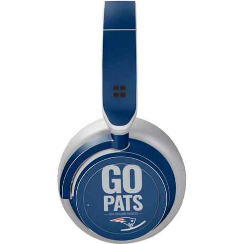 NFL New England Patriots Team Motto Surface Headphones Skin