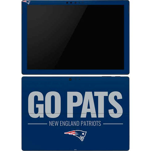 NFL New England Patriots Team Motto Surface Pro 6 Skin