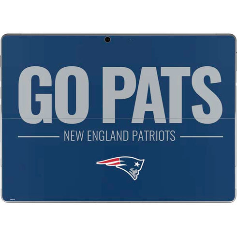 NFL New England Patriots Team Motto Surface Pro 9 Skin