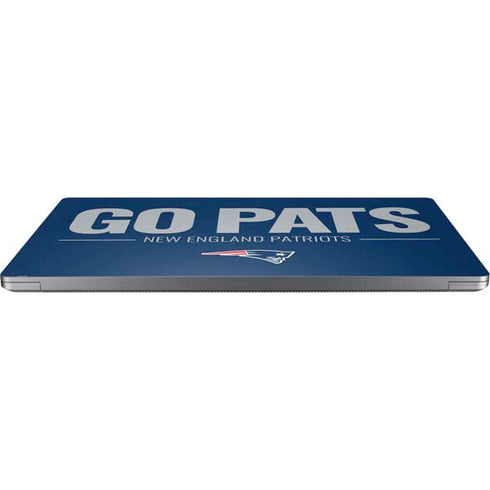 NFL New England Patriots Team Motto Universal Laptop 12in (9.8 x 6.8in) Skin