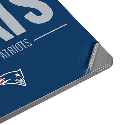 NFL New England Patriots Team Motto Universal Laptop 16in (13 x 9.4in) Skin