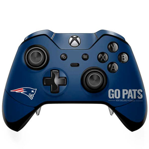 NFL New England Patriots Team Motto Xbox One Elite Controller Skin