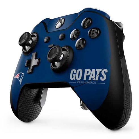NFL New England Patriots Team Motto Xbox One Elite Controller Skin