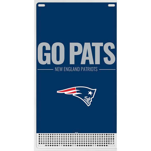 NFL New England Patriots Team Motto Xbox Series S Console Skin