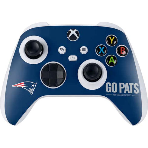 NFL New England Patriots Team Motto Xbox Series S Controller Skin
