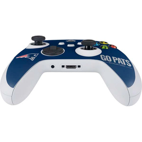 NFL New England Patriots Team Motto Xbox Series S Controller Skin