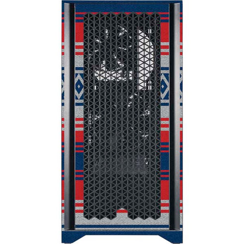 NFL New England Patriots Trailblazer Corsair 4000D Tempered Glass Mid-Tower ATX Case Skin