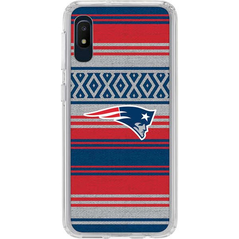NFL New England Patriots Trailblazer Galaxy A10e Clear Case