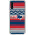 NFL New England Patriots Trailblazer Galaxy A10e Clear Case