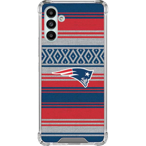 NFL New England Patriots Trailblazer Galaxy A13 5G Clear Case