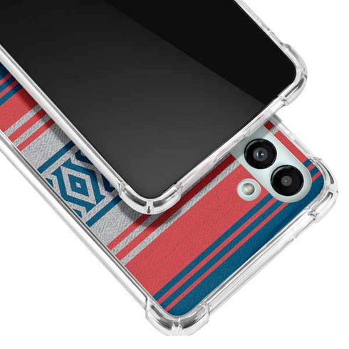 NFL New England Patriots Trailblazer Galaxy A13 5G Clear Case