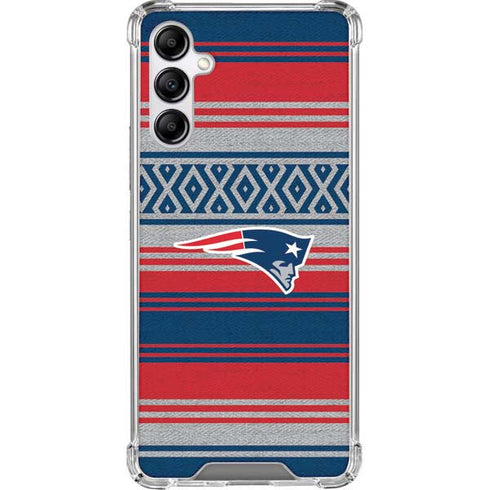 NFL New England Patriots Trailblazer Galaxy A14 5G Clear Case