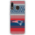 NFL New England Patriots Trailblazer Galaxy A20 Clear Case