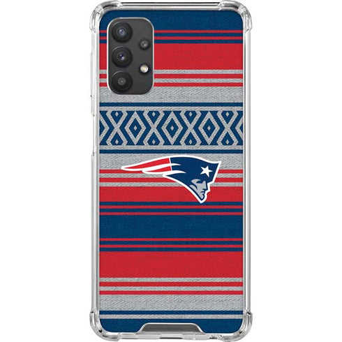 NFL New England Patriots Trailblazer Galaxy A32 5G Clear Case